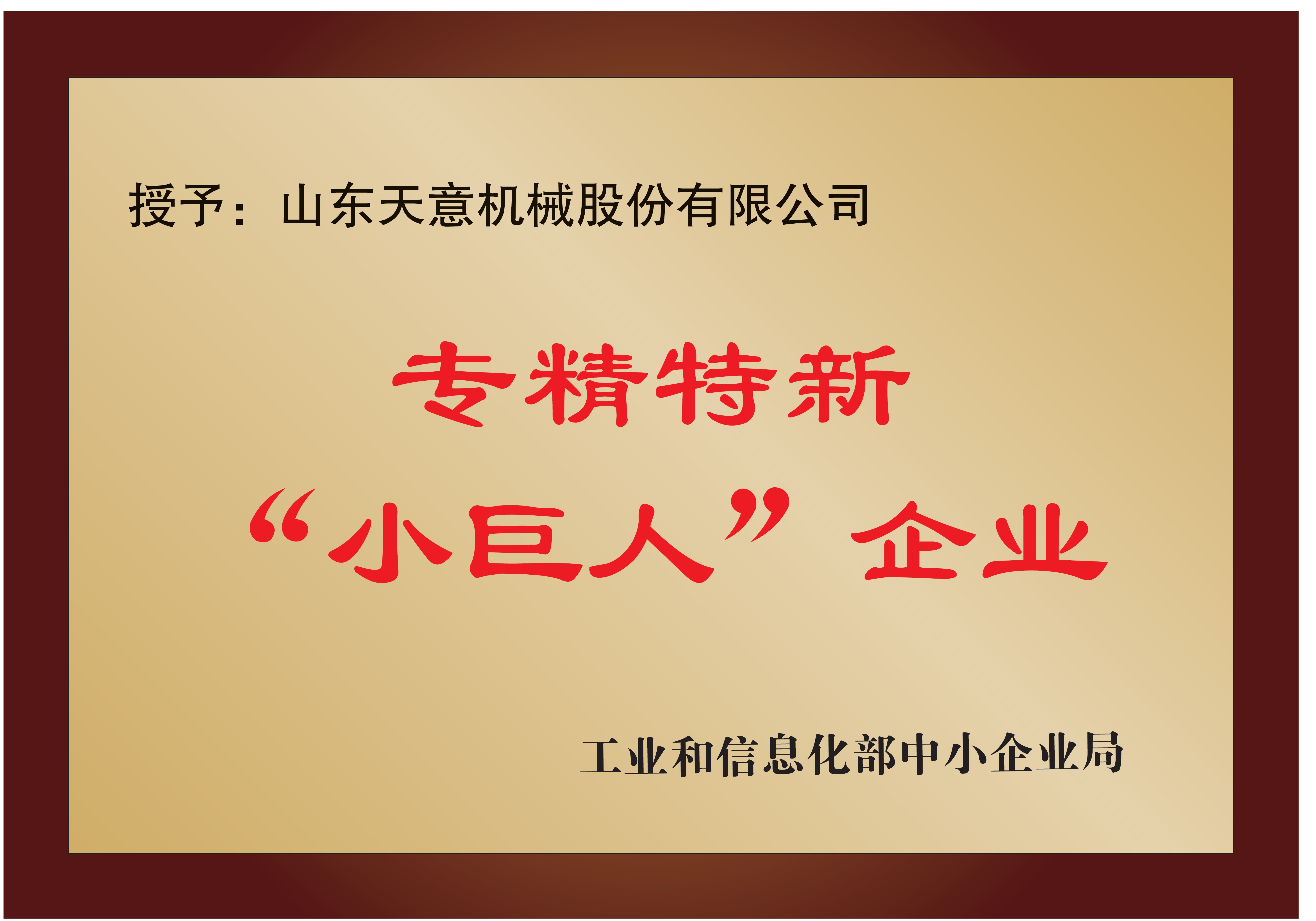 國(guó)家專(zhuān)精特新“小巨人”企業(yè)